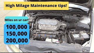 High Mileage Maintenance Tips!