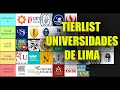 TIERLIST UNIVERSIDADES LIMEÑAS (Pitucas - pobr, es)