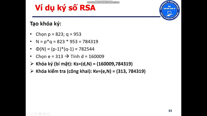 Chữ ký số sử dụng hệ mã hóa rsa năm 2024