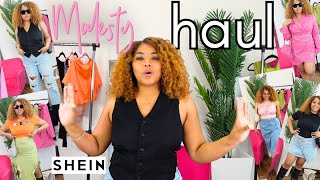 MODESTY HAUL | Styling Shein Clothes to make it MODEST