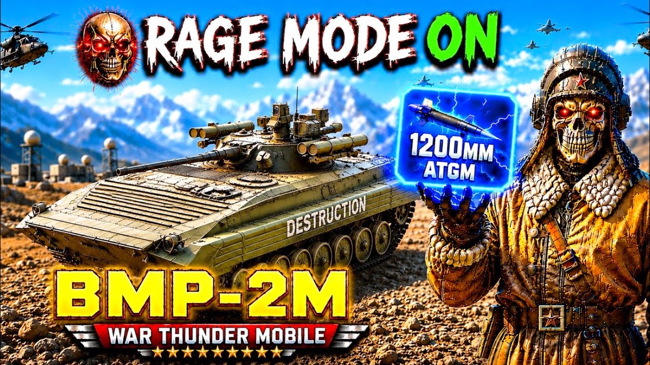 🔥 RAGE MODE ON! BMP-2M Becomes UNSTOPPABLE | War Thunder Mobile - YouTube