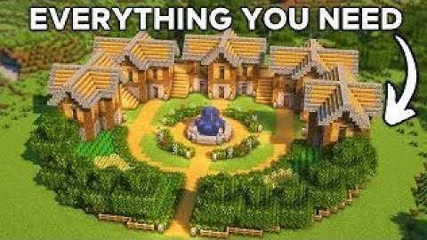 Minecraft: 2-5 Player Survival Base Tutorial🏠