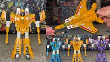 Transformers botcon 2013 exclusive Sunstorm review. G1 & classics collection comparison rain makers
