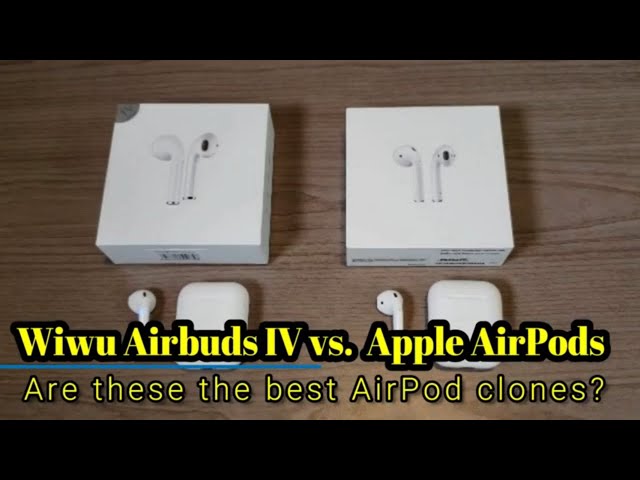 Apple Airpods vs. Wiwu AirBuds IV: Are these the best AirPod clone? -  YouTube