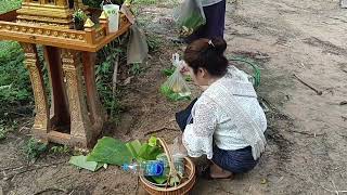 บุญข้าวประดับดิน บุญข้าวสาก ประเพณีของคนอีสาน