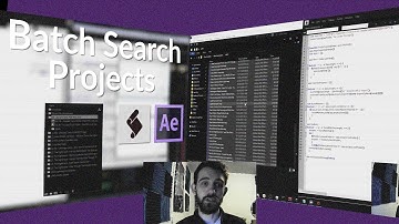 After Effects Scripting Tutorial: Batch Search Projects