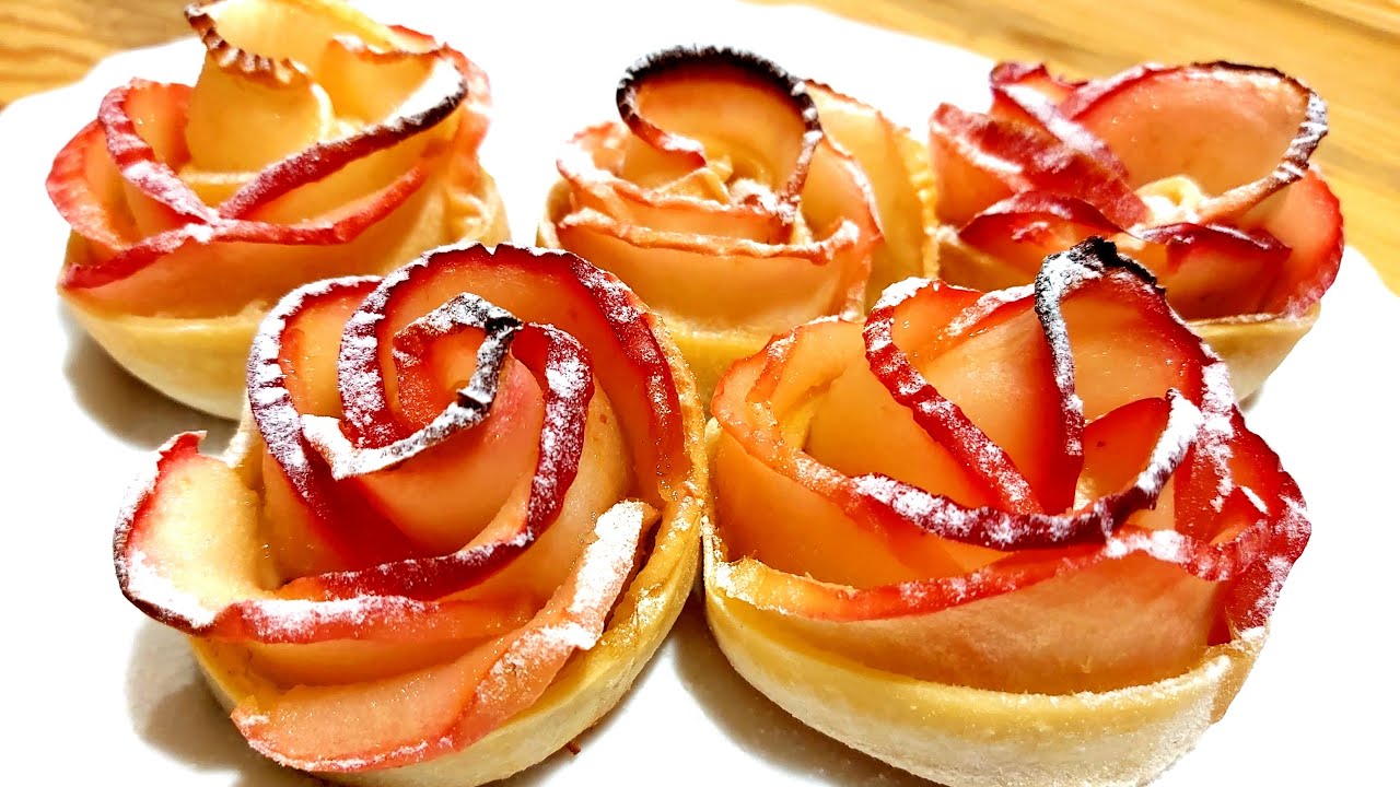 Kako napraviti ruže od jabuka / How to make apple roses