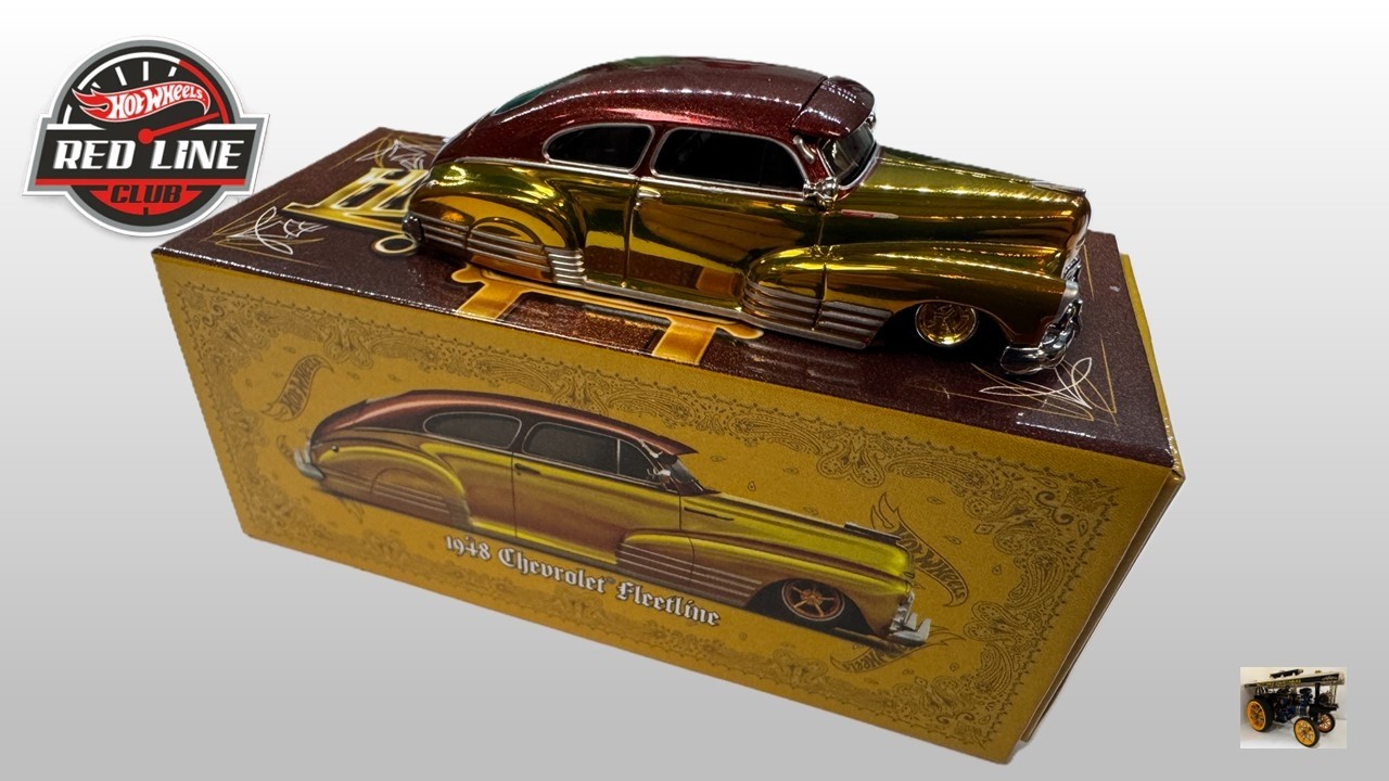 Hotwheels RLC Red Line Club 1948 Chevrolet Fleetline / Unboxing