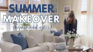 FIRST SUMMER MAKEOVER OF 2026 | Cozy Living Room Before & After