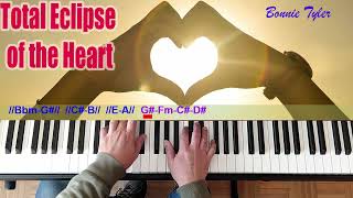 Bonnie Tyler. Total Eclipse of the Heart. Acordes en Piano
