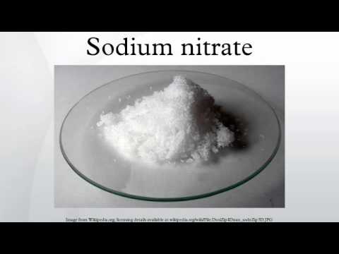 sodium nitrate rocket