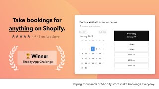 Demo: Sell services on Shopify | Quick 3 min setup