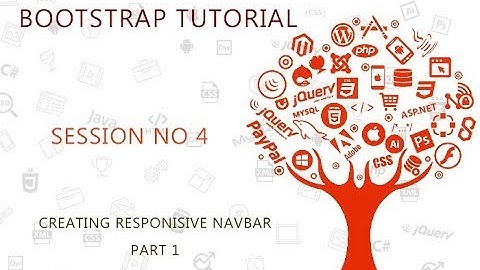 Bootstrap Tutorial For Beginners 4   Creating Responsive Navbar with Drop down Menus Part 1