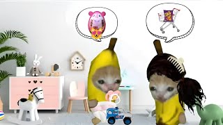 Banana cat crying bad luck baby banana cat #babybananacat #happycat