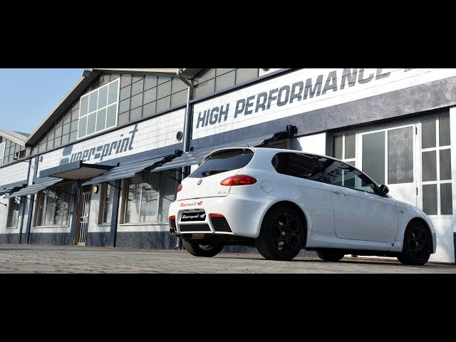Alfa Romeo 147 GTA - Supersprint full exhaust system - YouTube