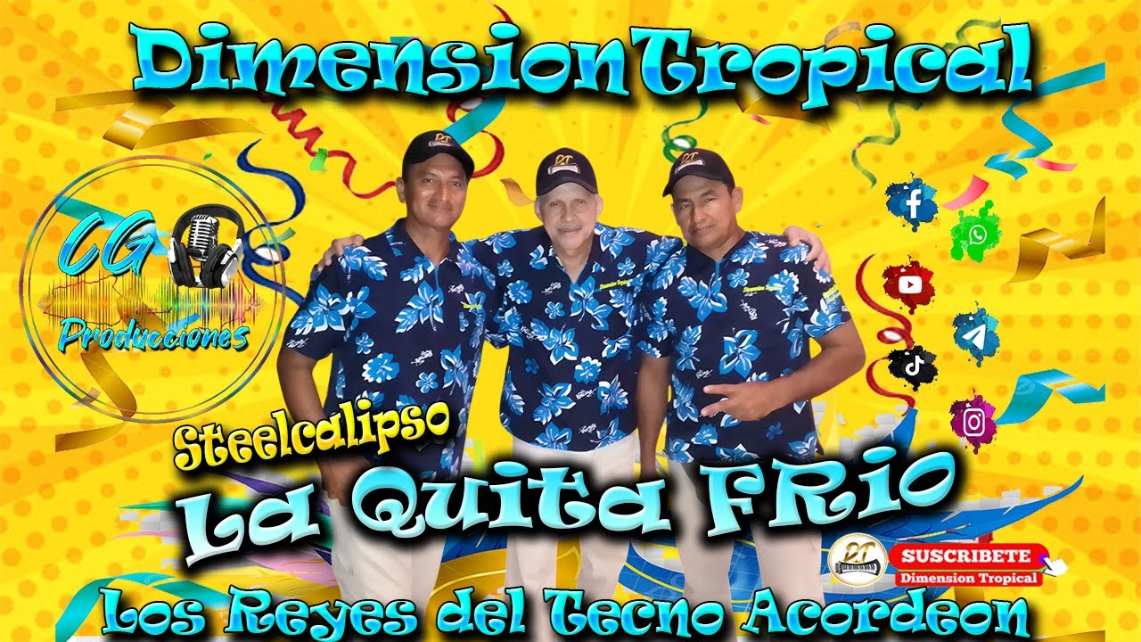 Cover Tema La Quita Fio, Raspacanilla Steel Calipso Dimension Tropical
