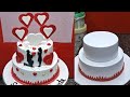 New Engagement Cake Design Decoration | Doble Step Anniversary Cake Design | H.p. Cake Art | 2025