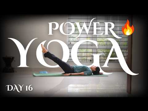 Day 16 Power Yoga Challenge 🔥 | 45 Days Transformation Begins