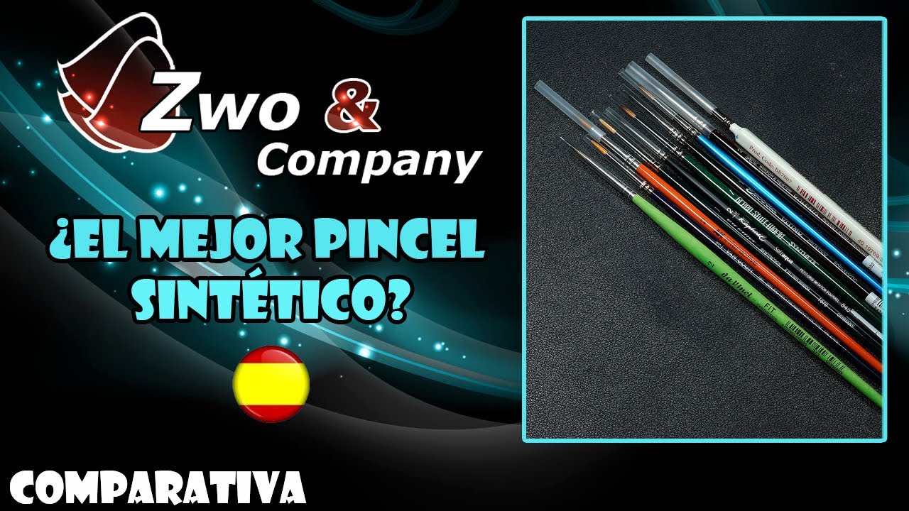 🔥¿PINCEL SINTÉTICO, cuál es el MEJOR  para Tus Miniaturas? || Comparativa #4 ✨