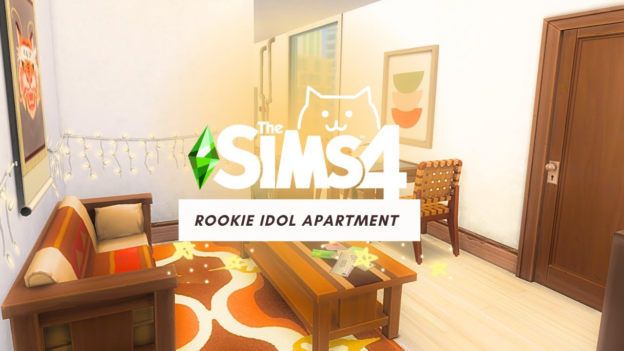 Decorating an Apartment for a K-Pop Idol | The Sims 4 Speed Build (CC + Commentary)