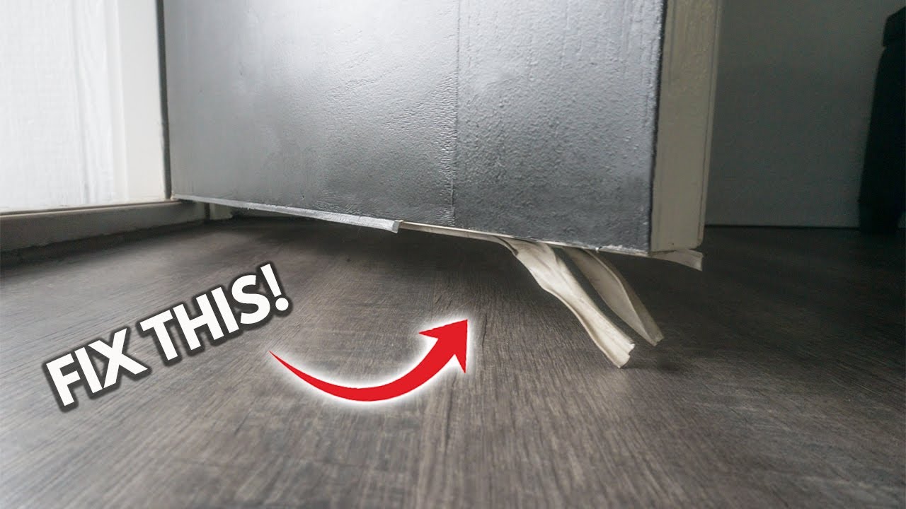How To Install & Replace Bottom Door Seal EASY DIY To Prevent Draft