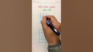 Cách đếm hình vuông siêu nhanh. #vutienthanhp #toantuduyedison #math