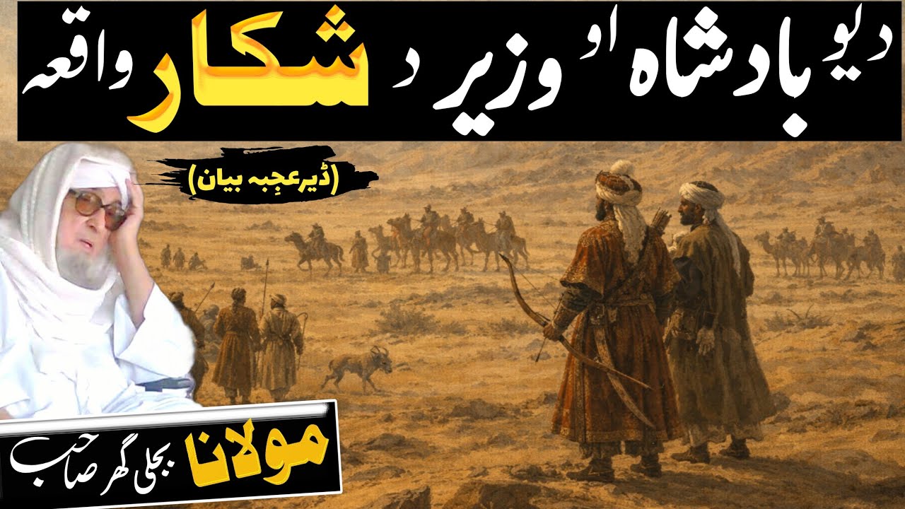 Pashto Bayan/Yaw Badshah Aw Wazeer Da Shikar Waqia/Maulana Bijligar Sahib Bayan/Bijl ghar Mola Bayan