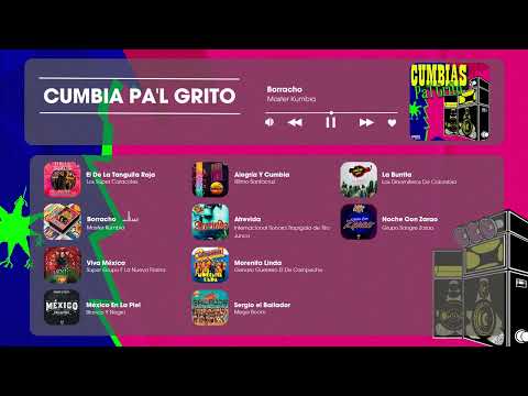 Los Dinamiteros De Colombia - Cumbias Pa'l Grito (Disco Completo)