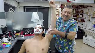 Real Barber Shop Experience! Relaxing Turkish Barber Massage  And Skin Care