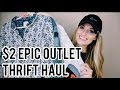 Thrift Store Haul - $2 Items!! Vintage GUESS, Missoni, and More!