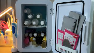 Unboxing of my skincare fridge and whats inside  it