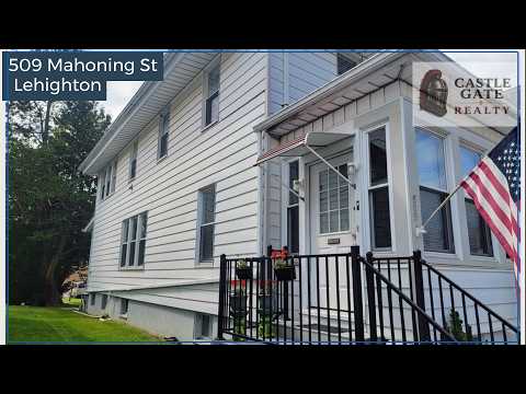 509 Mahoning St, Lehighton, PA home video tour