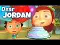 Happy Birthday Song to Jordan