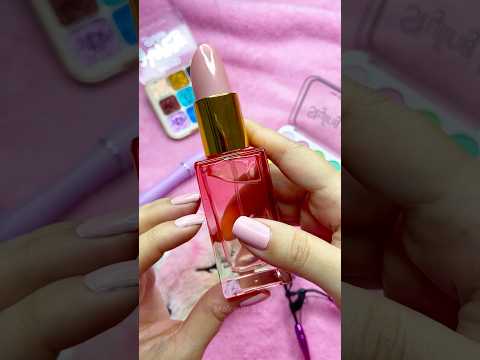 ASMR Makeup Set Fast Satisfying with Unboxing & Review Pink Sounds Video lips #makeupset