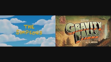 The Simpsons and Gravity Falls Theme Song Mix
