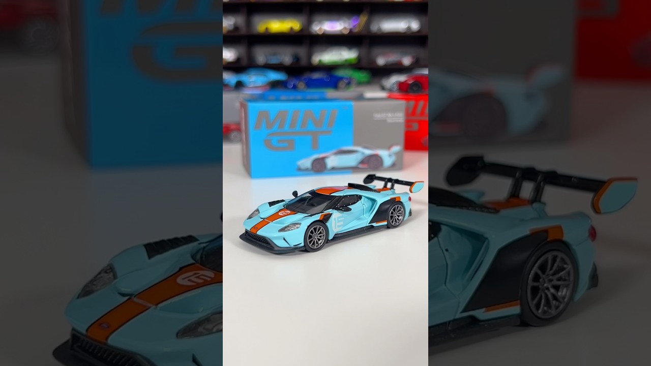 Ford GT Mk II #002 Blue/Orange 🔥 Mini GT 1:64 Unboxing - YouTube