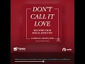 Audiobook Sample: Don't Call It Love