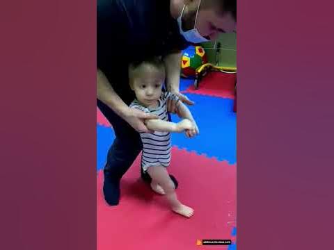 Сикорский Денис. Спастический тетрапарез. ЛФК в ЦСМ (Киев) - YouTube