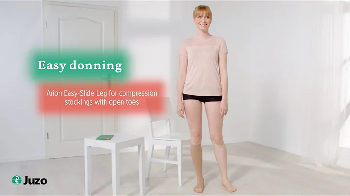 Donning of compression stockings with open toes – Arion Easy-Slide Leg (EN)