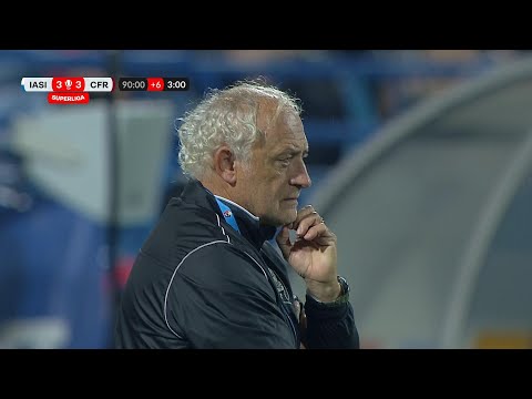 REZUMAT | Poli Iași - CFR Cluj 3-3. Spectacol total la Iași. Mandorlini, în pericol să fie demis