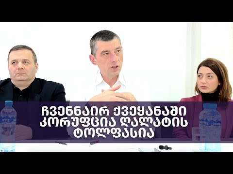 გახარია: ჩვენნაირ ქვეყანაში კორუფცია ღალატის ტოლფასია