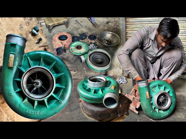 HX 82H Turbo Cummins 650KVA Generator | How Generator Turbo kit repairing Process | How To class=