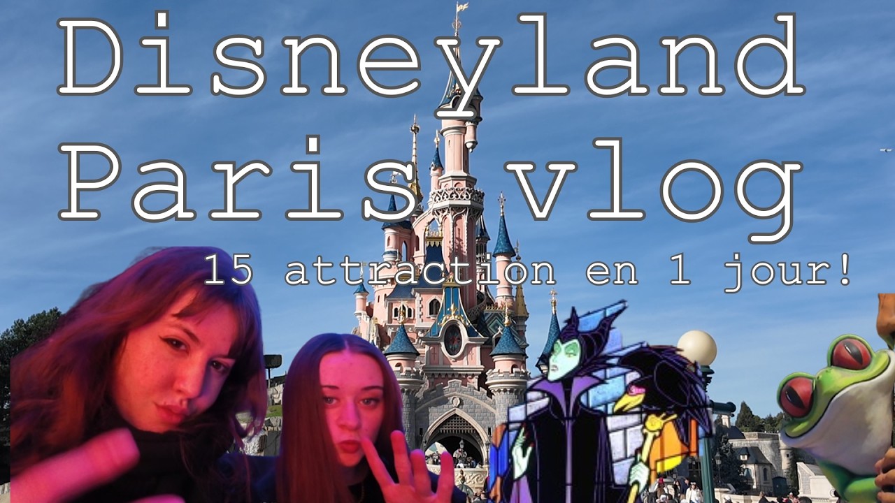 On a réussie à faire 15 attractions en 1 journée! - Vlog Disneyland Paris - Soyenaa