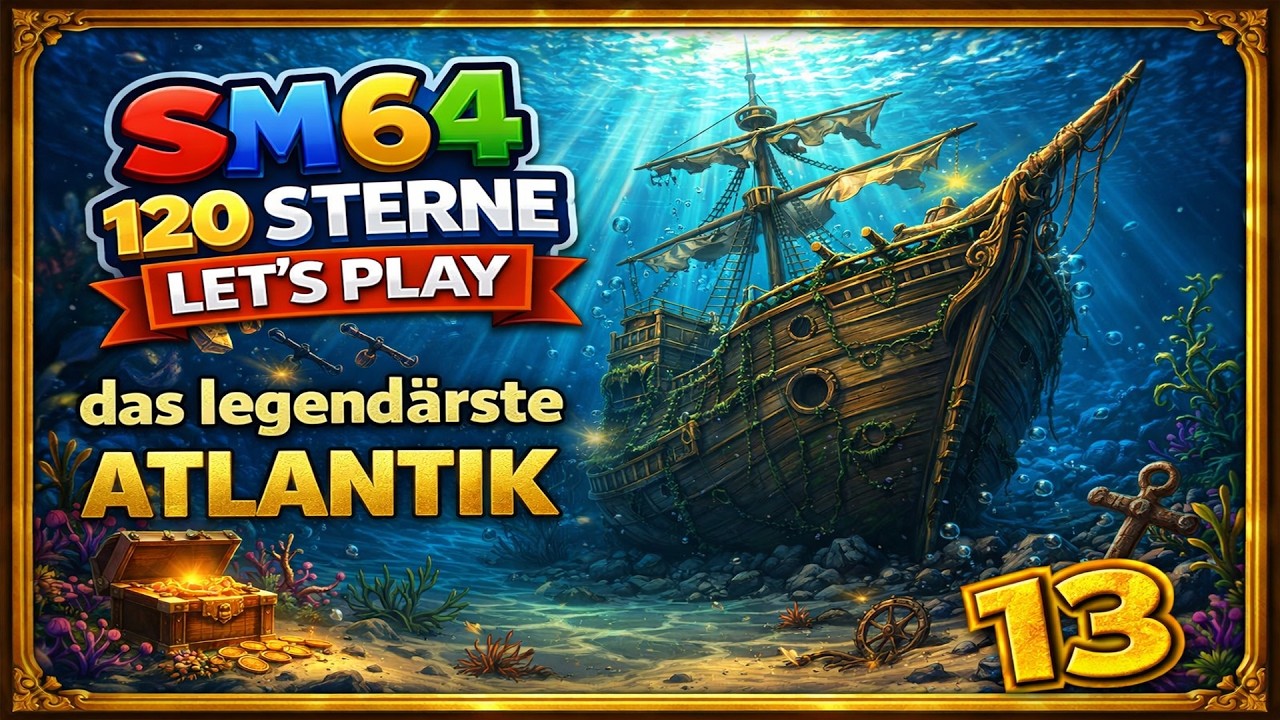 📺 Das LEGENDÄRE ATLANTIS entdeckt! 🌊🏛️ | SM64 120⭐ Let’s Play – Folge 13