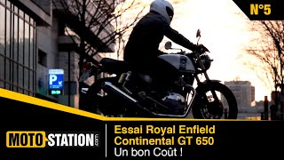 Essai Royal Enfield Continental GT 650 : Un bon coût !