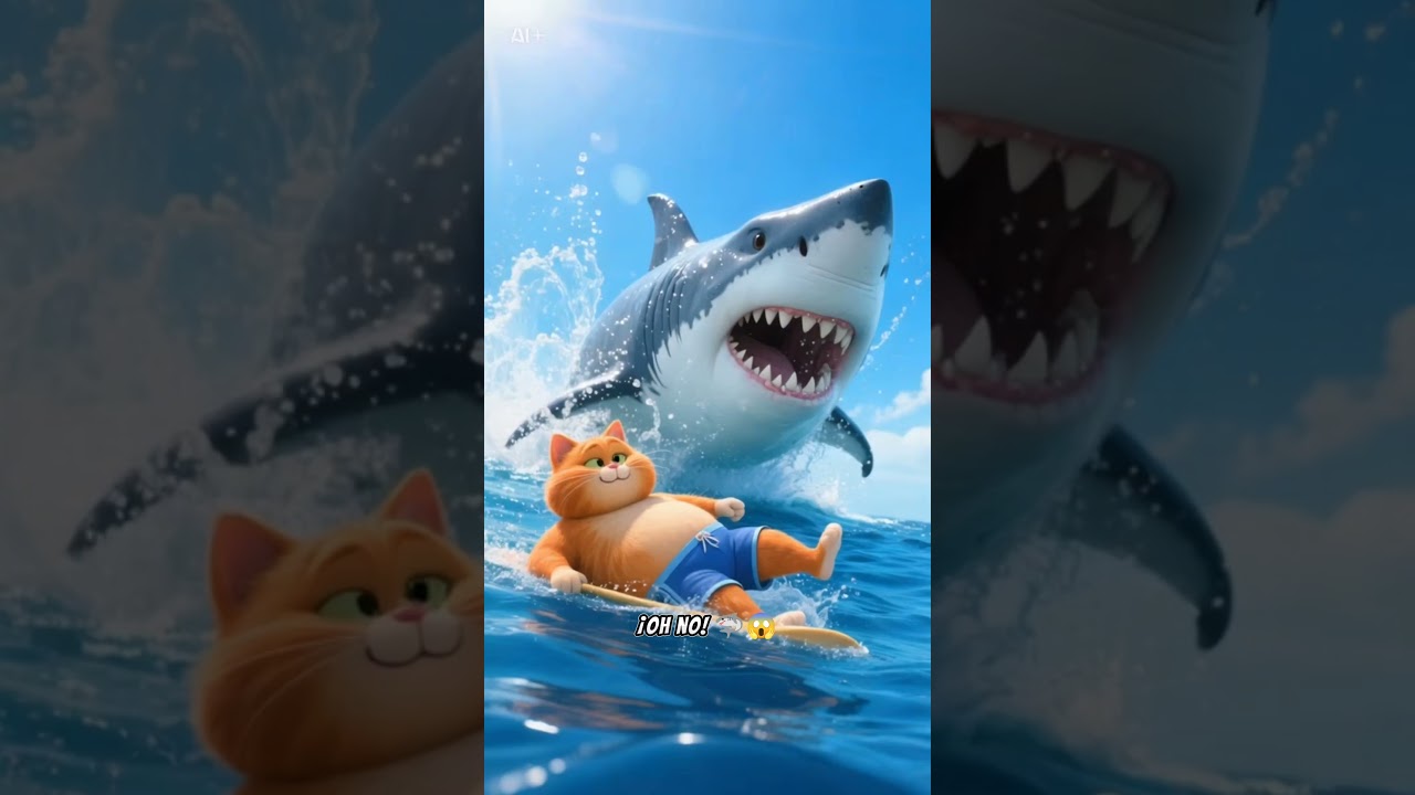 Fat Orange Cat Beach Day 😍🤣🤣