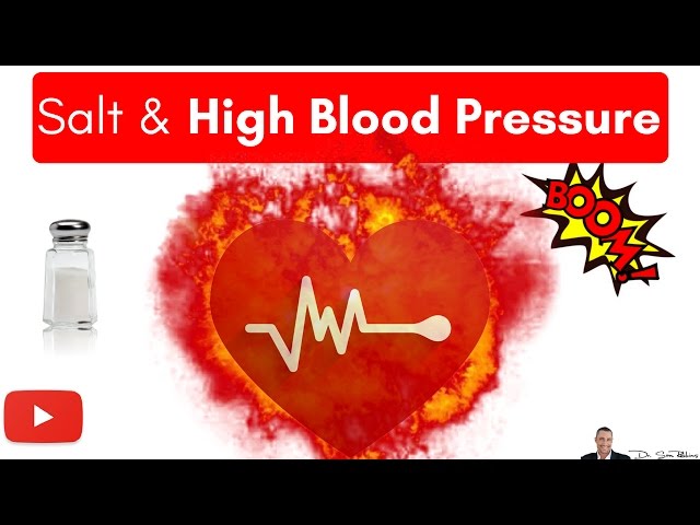How did the problem of salt and blood pressure begin?