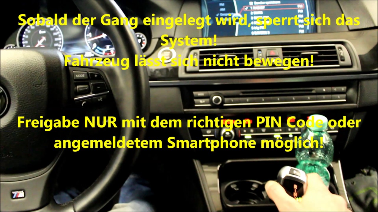 Bmw Wegfahrsperre Fahrzeugsicherung Pin Code Bimmer24de Youtube