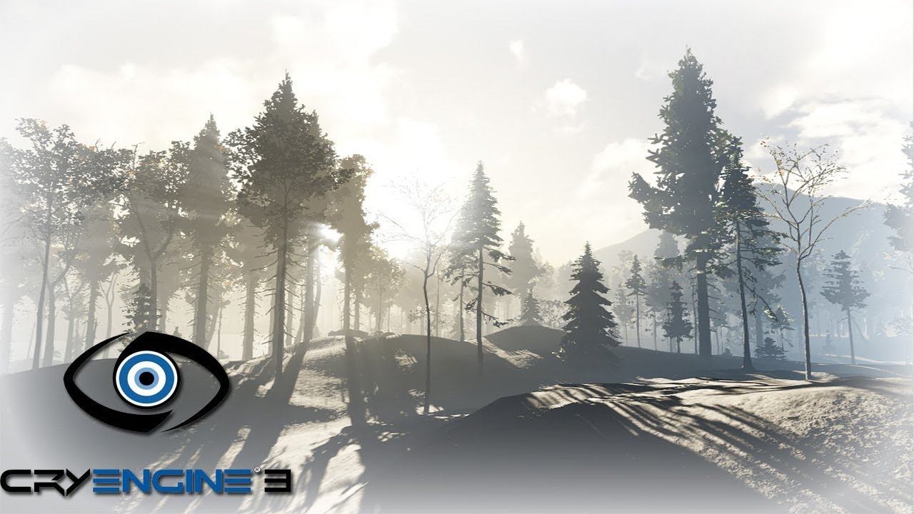 Cry engine 3 Speed Level Design Winter Forest ЗИМНИЙ ЛЕС