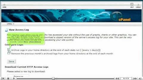 How to manage the Raw Access Logs in cPanel